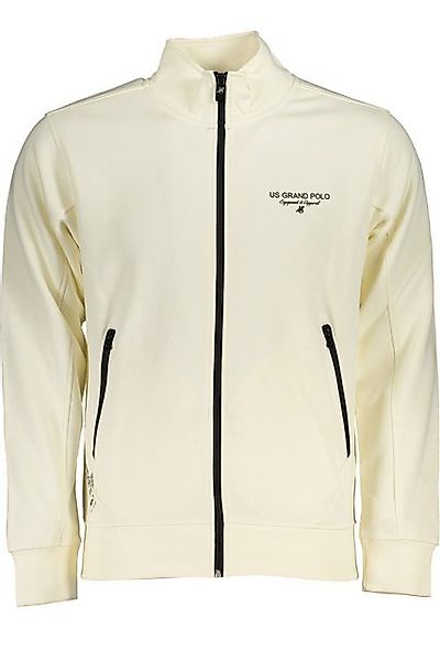 U.S. GRAND POLO Sweatshirt Herren Weißes Sweatshirt mit Reißverschluss und günstig online kaufen