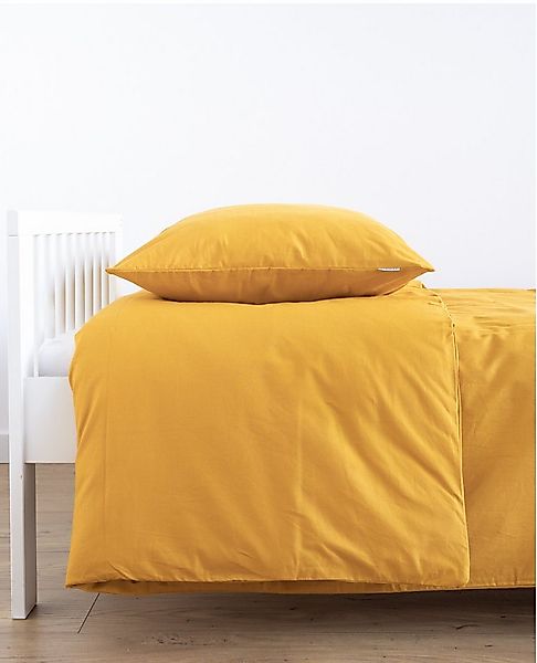Loolay Bettwäsche SENFGELB Gelb Babybettwäsche Kinderbettwäsche Jugendbettw günstig online kaufen