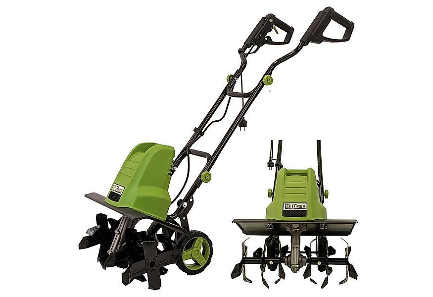 TRUTZHOLM Gartenhacke Motorhacke 24 Hackmesser 1500W Bodenhacke Transporträ günstig online kaufen