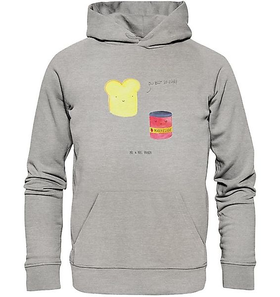 Mr. & Mrs. Panda Hoodie Größe S Toast Marmelade - Heather Grey - Geschenk, günstig online kaufen