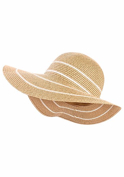 Laura Scott Sonnenhut mit Konstraststreifen, kautsch- & falsbar - NEW günstig online kaufen