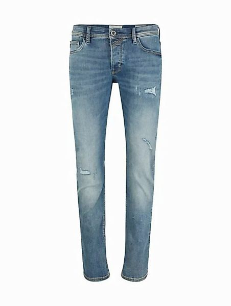 TOM TAILOR Denim Slim-fit-Jeans (1-tlg) Mit Gürtelschlaufen günstig online kaufen