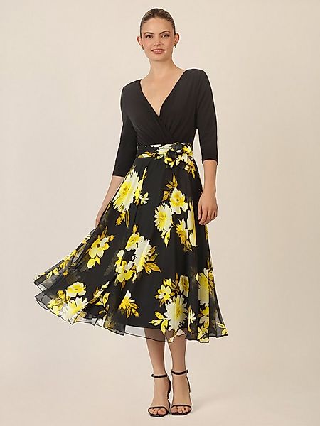 Apart Chiffonkleid mit floralem Rockteil günstig online kaufen