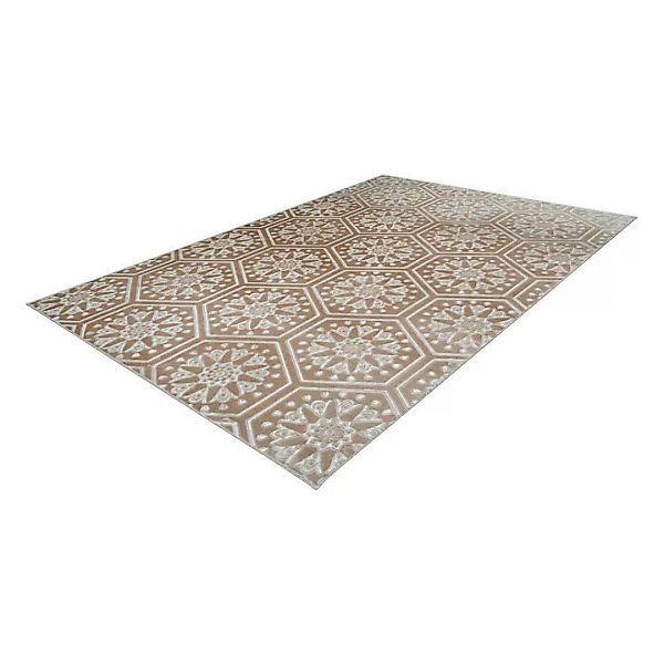 360Living Teppich Monroe taupe B/L: ca. 120x170 cm günstig online kaufen