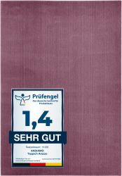 Andiamo Badematte "Arezzo" Höhe 16 mm rutschhemmend beschichtet fußbodenhei günstig online kaufen