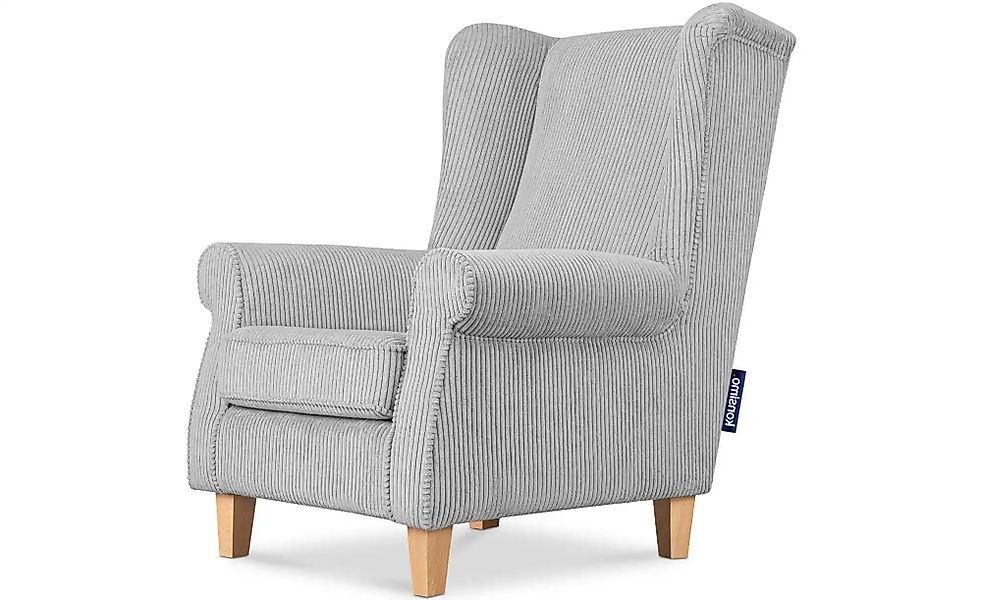 KONSIMO Ohrensessel  Miles ¦ grau ¦ Maße (cm): B: 82 H: 105 Polstermöbel > günstig online kaufen