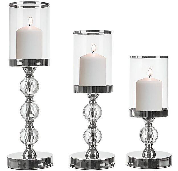 Ruhhy Kerzenständer Laternen Ständer Kerzen (Spar-Set, 3 St., romantisch vi günstig online kaufen