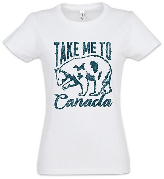 Urban Backwoods Print-Shirt Take Me To Canada Damen T-Shirt Kanada Ahornbla günstig online kaufen