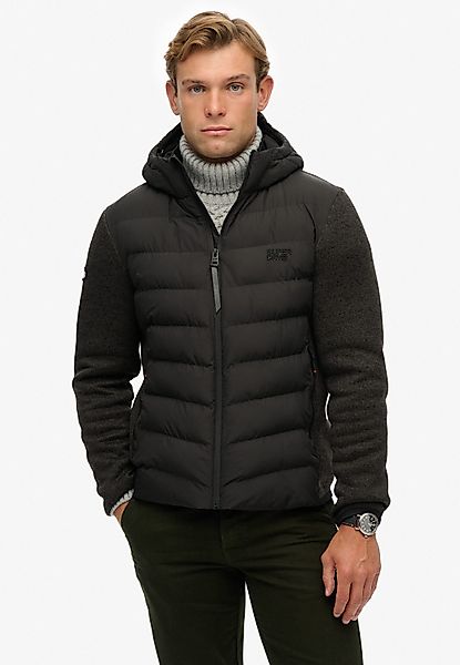Superdry Steppjacke HOODED STORM KNIT HYBRID günstig online kaufen