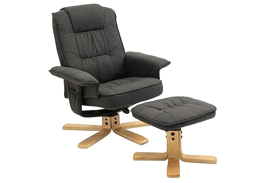 IDIMEX Relaxsessel CHARLY, Fernsehsessel mit Hocker TV-Sessel neigungsverst günstig online kaufen