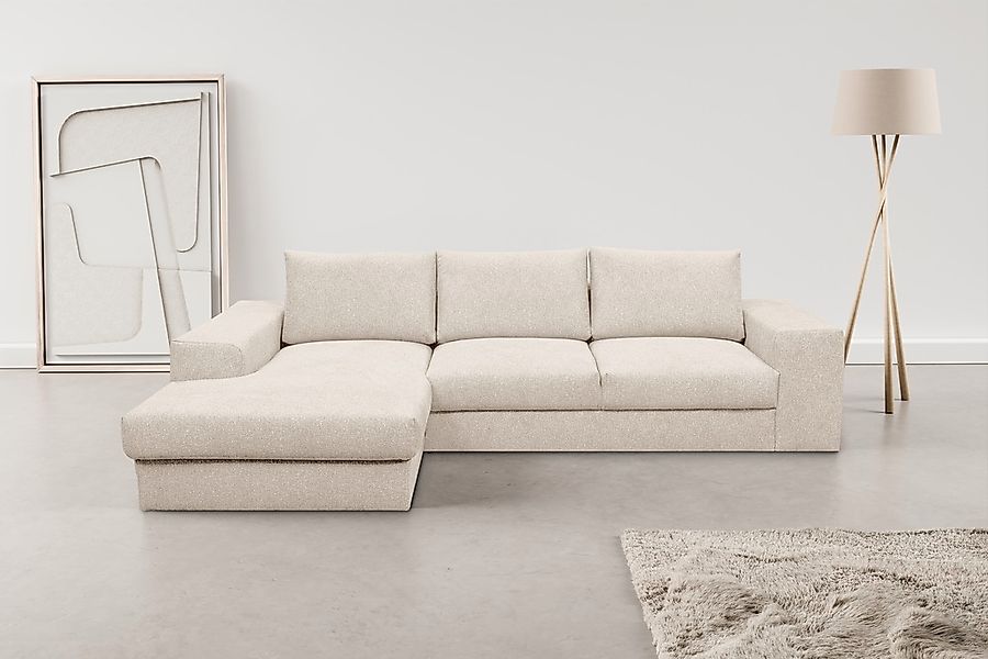 WERK2 Ecksofa "Rozzana Design Ecksofa mit hohem Komfort, zeitlos & elegant, günstig online kaufen