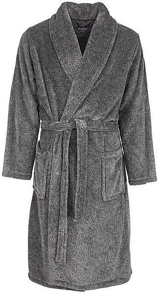Paul Hopkins Herrenbademantel Herren Velours Bademantel, Midi, Polyester, S günstig online kaufen