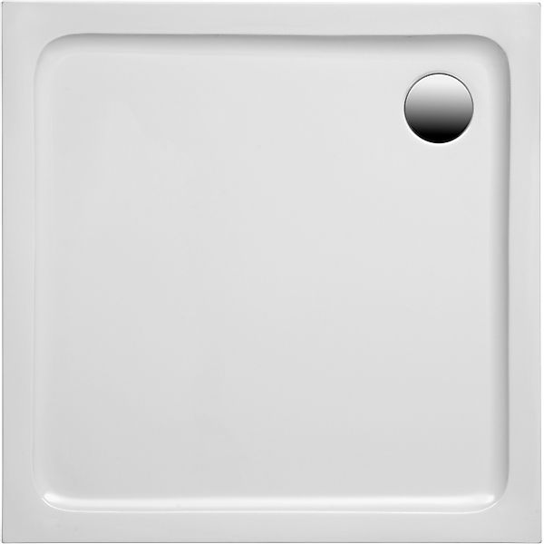 Ottofond Duschwanne Extraflach Aruba Quadrat 80 cm x 80 cm Weiß günstig online kaufen