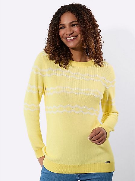 Witt Strickpullover Pullover Langarm Jacquard günstig online kaufen