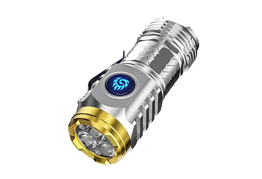 Refttenw Taschenlampe LED Tragbar Aufladbar Extrem Hell mit 5 Lichtmodi Mit günstig online kaufen