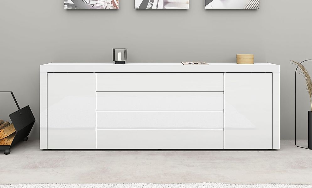 borchardt Möbel Sideboard, Breite 200 cm günstig online kaufen