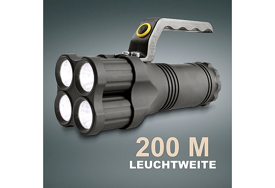 EAXUS LED Taschenlampe Leuchtstarker Handstrahler/Handscheinwerfer mit Grif günstig online kaufen