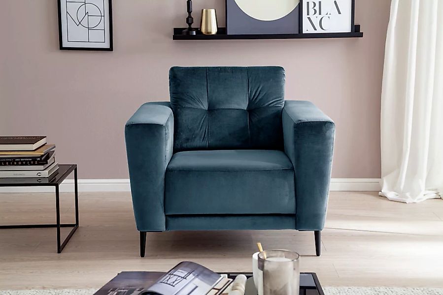 Trends by HG Sessel »Barcelona«, mit Metallfuss, frei im Raum stellbar günstig online kaufen