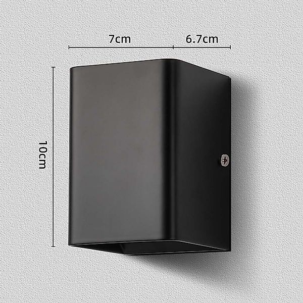 Rosnek LED Wandleuchte 5W, Up Down Wandleuchte, für Wohnzimmer Schlafzimmer günstig online kaufen