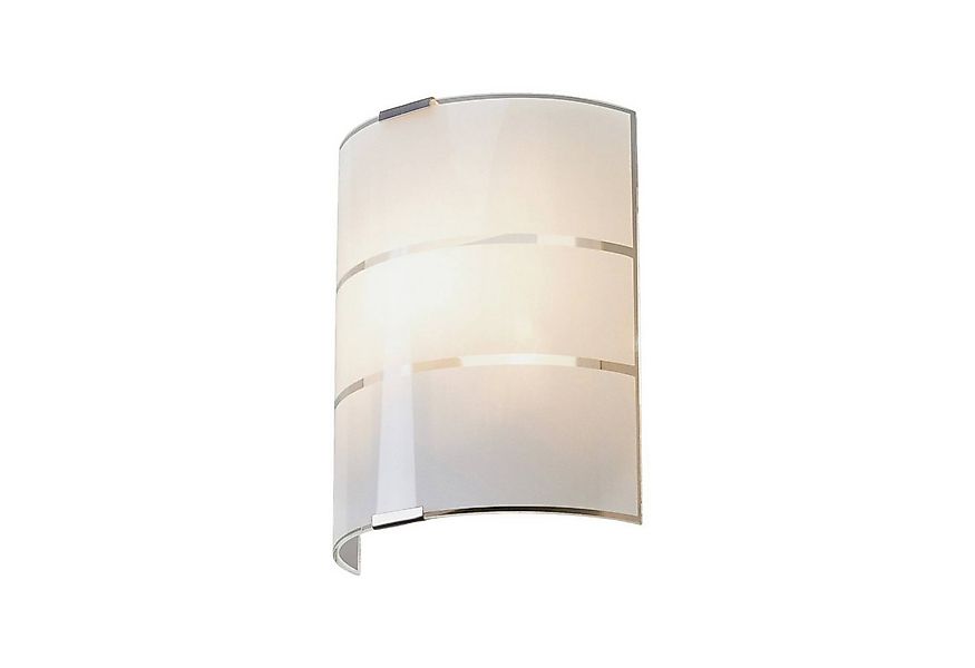 Lindby Wandleuchte Vincenzo, Glas Weiß IP20, 1 x 40 W günstig online kaufen
