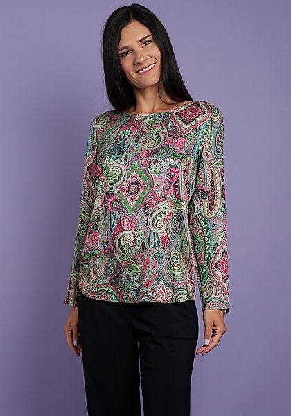 Seidel Moden Langarmbluse mit All-Over Print, günstig online kaufen
