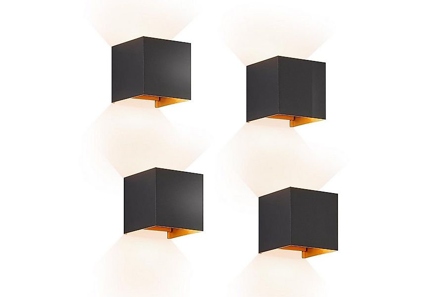 Nettlife LED Wandleuchte LED Wandleuchten Aussen Warmweiß Wandlampe, Außen, günstig online kaufen