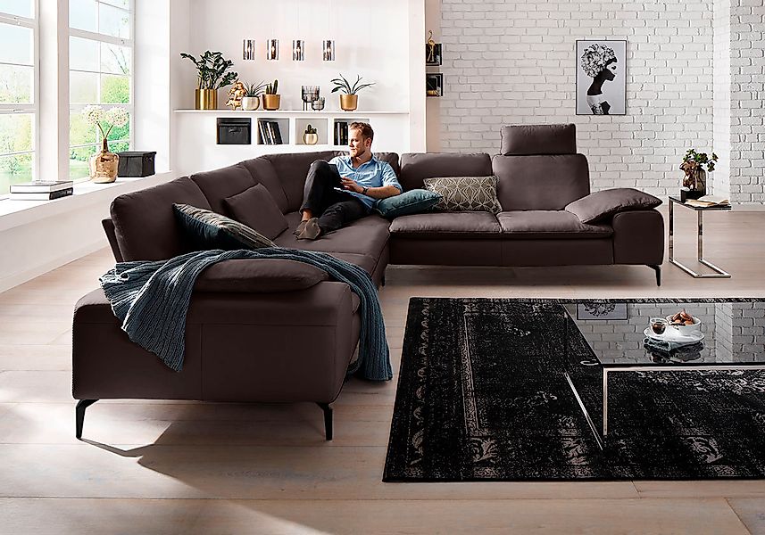 W.SCHILLIG Ecksofa »valentinoo, Designsofa, elegant und bequem, L-Form« mit günstig online kaufen