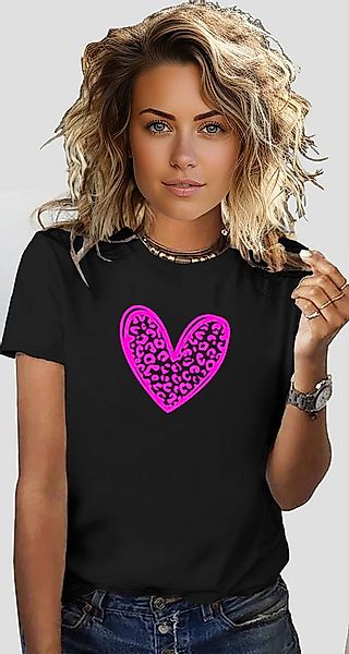 RMK T-Shirt Damen Shirt Top Sommer Love Liebe aus 100% Baumwolle günstig online kaufen
