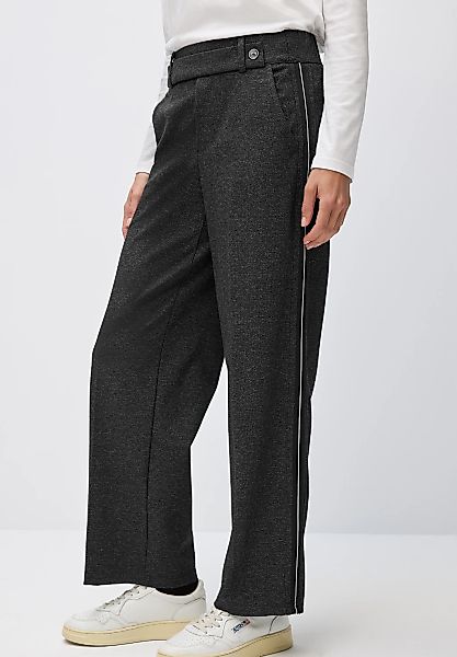 STREET ONE Stoffhose "QR Straight Leg Mela", mit Tape und seitlichen Tasche günstig online kaufen