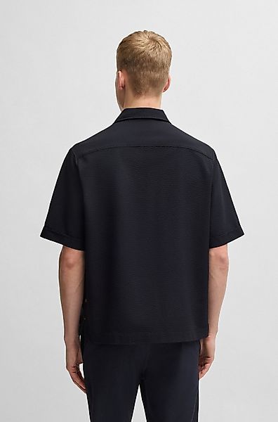 BOSS ORANGE Kurzarmhemd "Lapoully", mit leichter Struktur günstig online kaufen