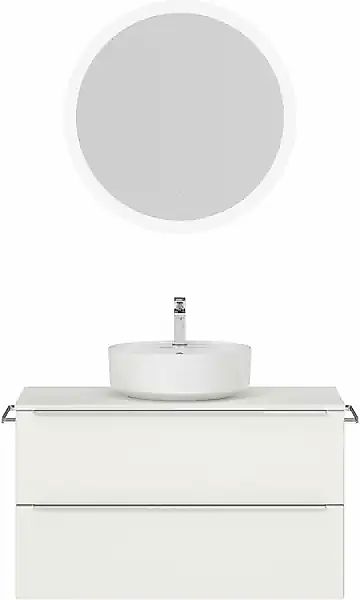 nobilia® Badmöbel-Set »Alvene« vormontiert, mit Soft-Close, 2 Stk. tlg. günstig online kaufen