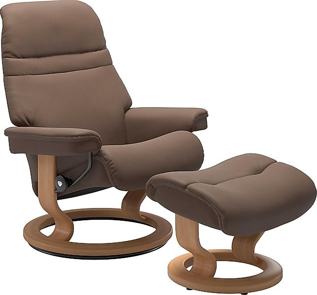 Stressless Relaxsessel "Sunrise" Relaxsessel mit Hocker, mit Classic Base, günstig online kaufen
