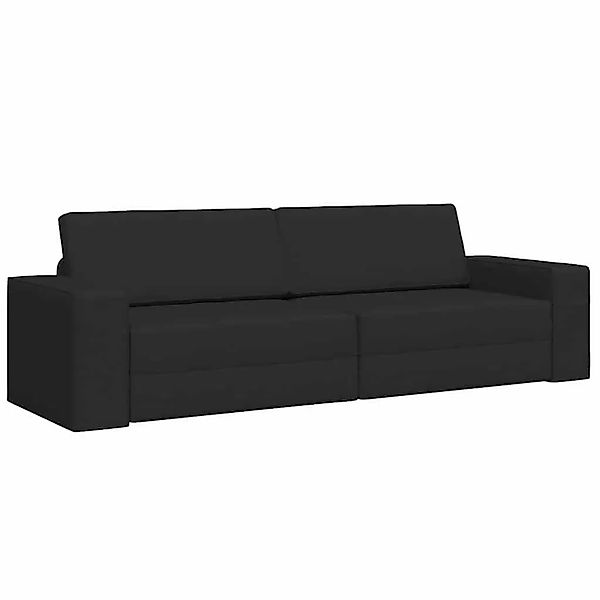 vidaXL Schlafsofa Schwarz 245 x 78 x 77 cm Stoff 4106717 günstig online kaufen