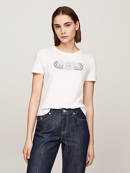 Tommy Hilfiger Damen T-Shirt Ww0ww41203 günstig online kaufen