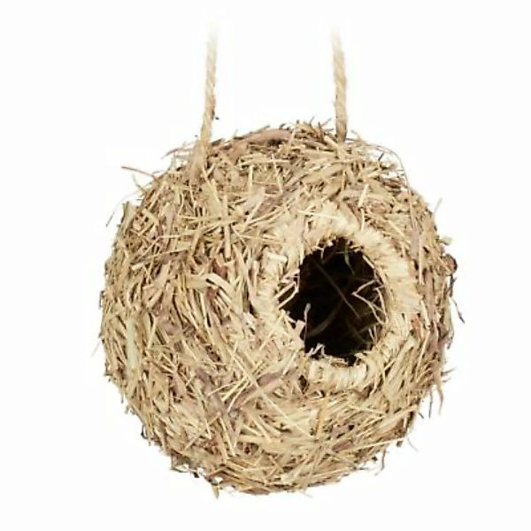 relaxdays Vogelnest Käfig Kugel-Form natur  Erwachsene günstig online kaufen