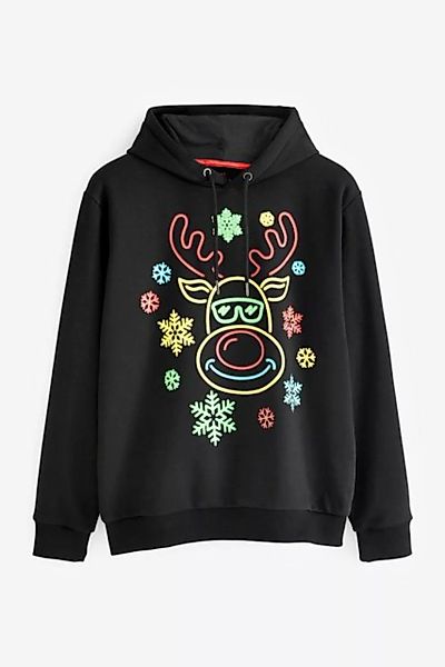 Next Kapuzensweatshirt Weihnachtliches Jersey-Hoodie zum Überziehen (1-tlg) günstig online kaufen