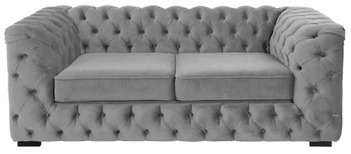 Home affaire Chesterfield-Sofa »Kalina«, mit klassischer Chesterfield-Knopf günstig online kaufen