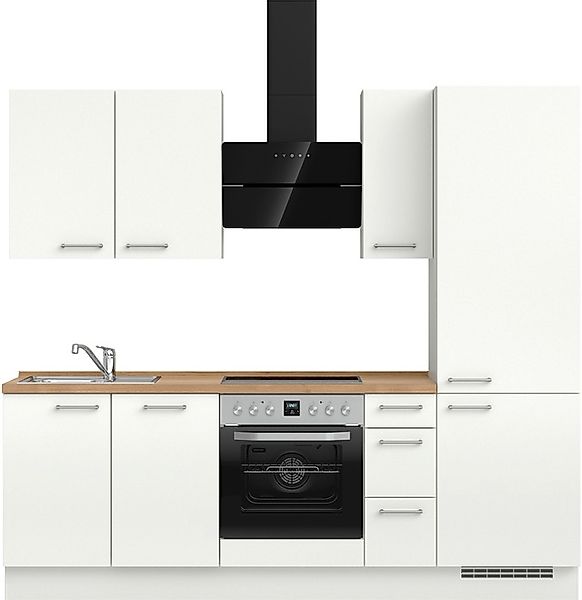 nobilia® Küchenzeile »"Laser II", Ausrichtung wählbar, Breite 240 cm« vormo günstig online kaufen