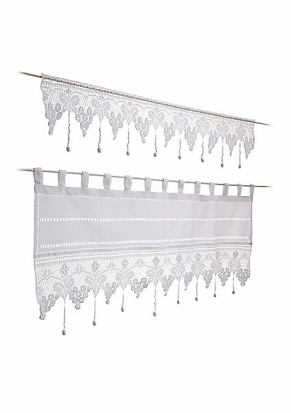 HOSSNER - ART OF HOME DECO Querbehang "Matterhorn" Durchzuglöcher 1 Stk. tl günstig online kaufen