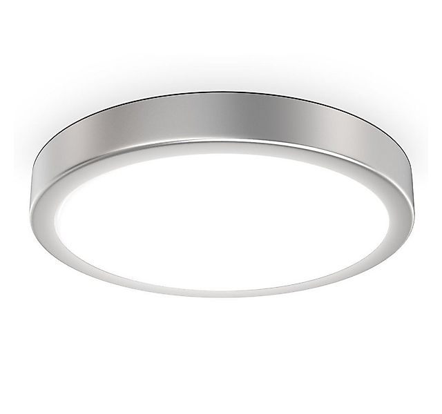B.K.Licht Deckenleuchte moderne LED Deckenlampe Ø 28 cm silber - BKL1519, L günstig online kaufen