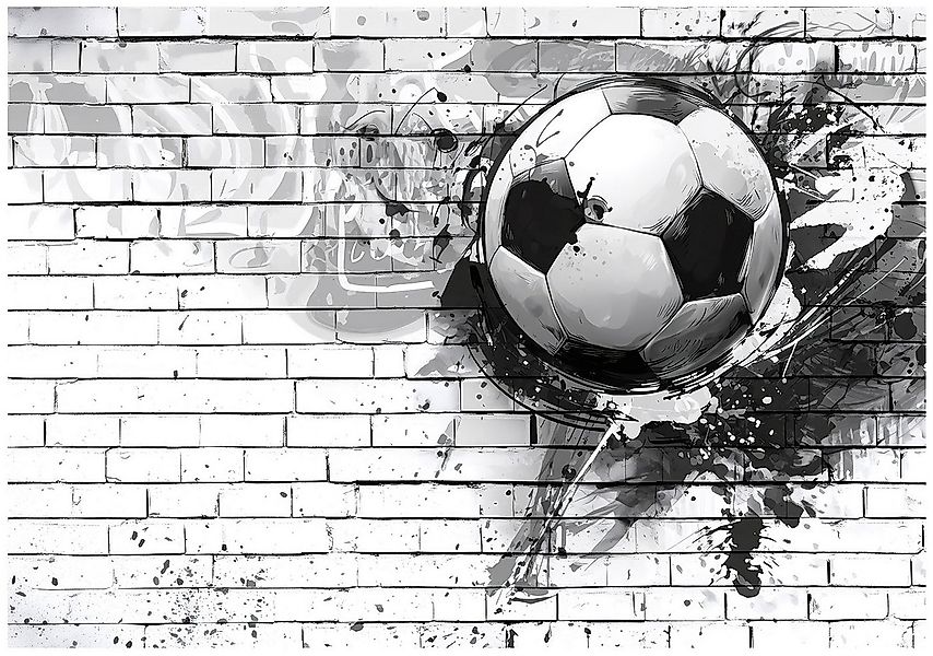 Wallarena Fototapete Kinderzimmer Fußball Jungen Sport Kinder Vlies Tapete günstig online kaufen