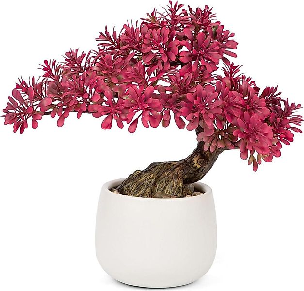 LuxusKollektion Dekohänger Kunstpflanze Bonsai Baum Podocarpus günstig online kaufen