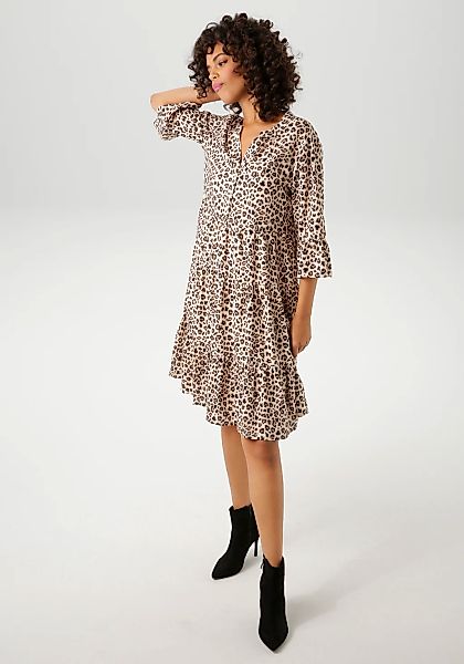 Aniston CASUAL Tunikakleid, mit extravagantem Animal-Print günstig online kaufen