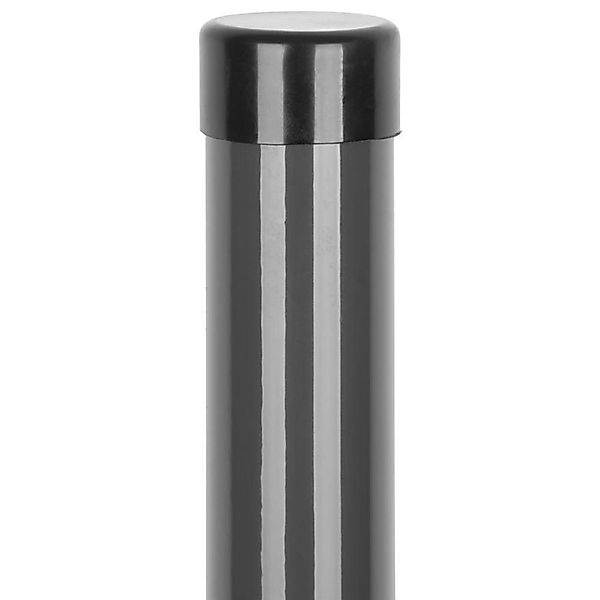 PROREGAL Maschendrahtzaun mit Kappe Rund Metaltec 48/1750/150mm Anthrazit R günstig online kaufen