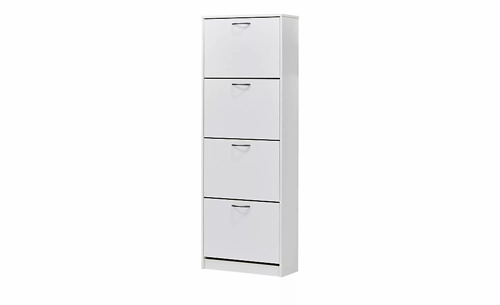 Schuhschrank   Mandello ¦ weiß ¦ Maße (cm): B: 58 H: 162 T: 25.0 Garderoben günstig online kaufen