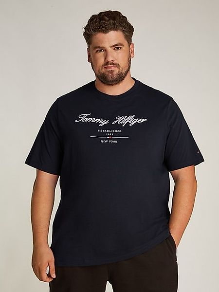 Tommy Hilfiger Big & Tall Rundhalsshirt BT-SCRIPT LOGO TEE-B in Großen Größ günstig online kaufen