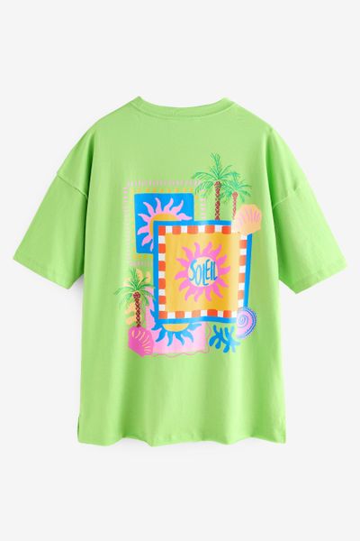 Next T-Shirt Relaxed Fit T-Shirt, Nahtdetails günstig online kaufen