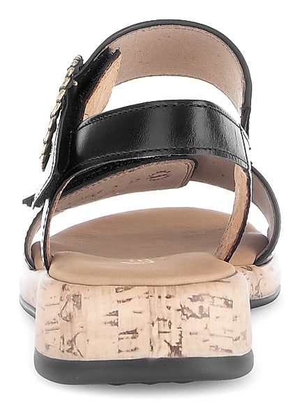 Gabor RHODOS Keilsandalette, Riemchensandale, Komfortschuh, Sommerschuh günstig online kaufen