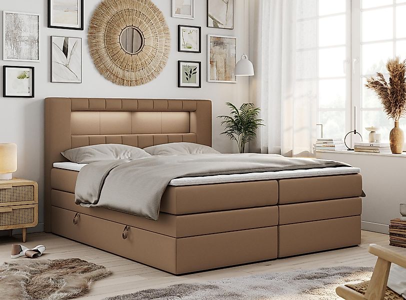 MKS MÖBEL Boxspringbett GOLD 5 KING günstig online kaufen