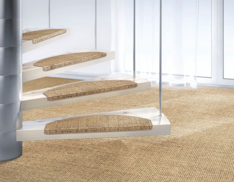 Dekowe Stufenmatte "Mara S2" halbrund 5 mm Höhe 100% Sisal, große Farbauswa günstig online kaufen